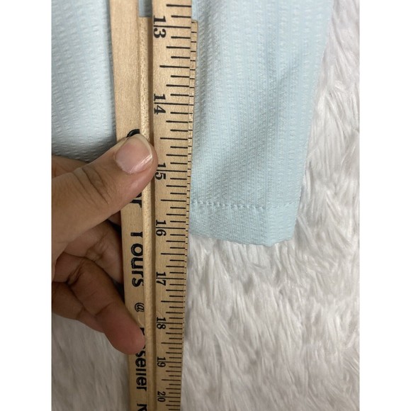 All In Motion Men's UPF Hybrid Swim Shorts Trunks Light Blue Marble SZ 36 - Picture 6 of 8